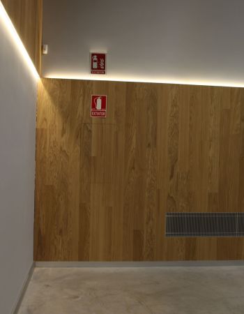 Obra de Rastrelo Valladolid | Panelado de madera en bodega Garmon